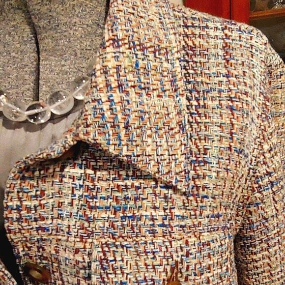 🎉H P.🎉SilkTweed Jacket by Marshall Field. - Picture 2 of 4